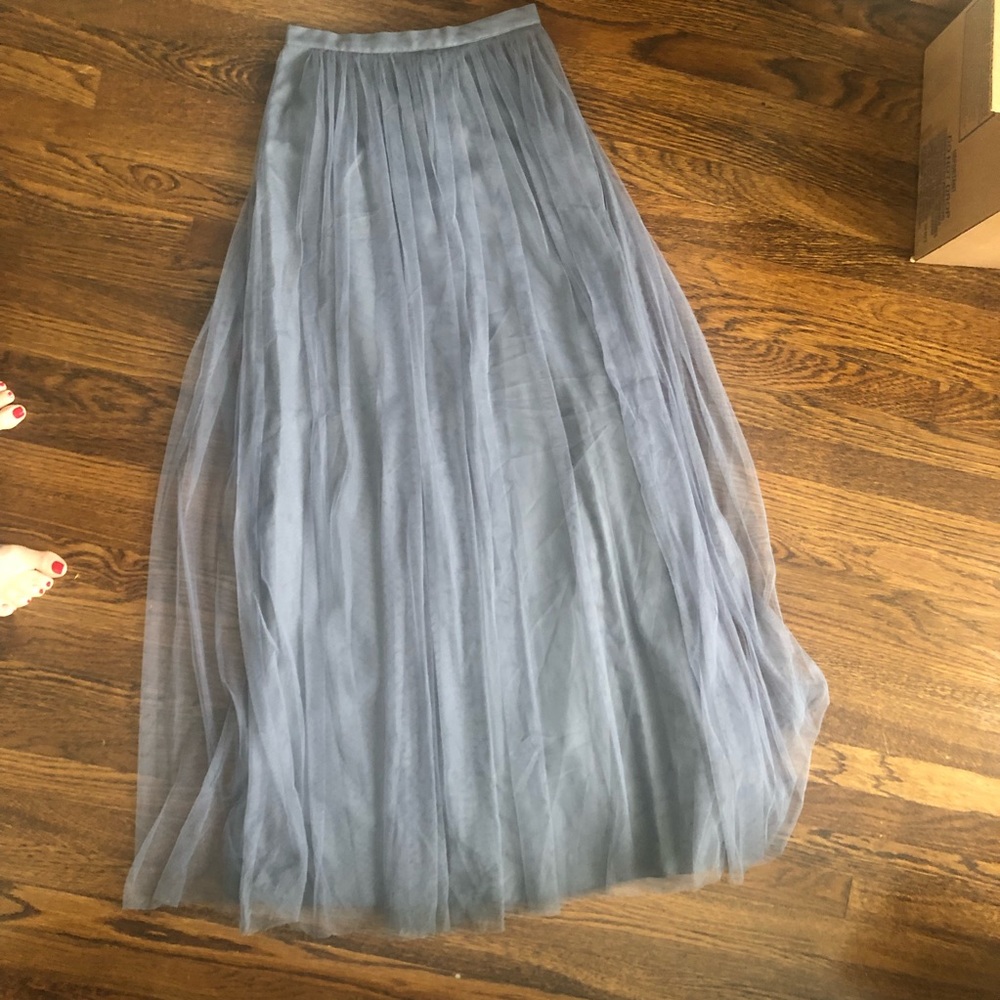 Anthropologie Tule Full length Skirt